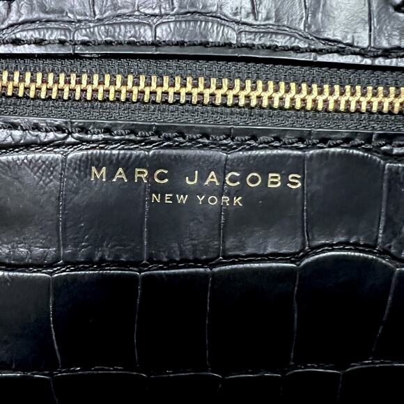 Marc Jacobs Mini Cruiser Crocodile-Embossed Leather Satchel Purse - $495 Retail - Picture 6 of 10